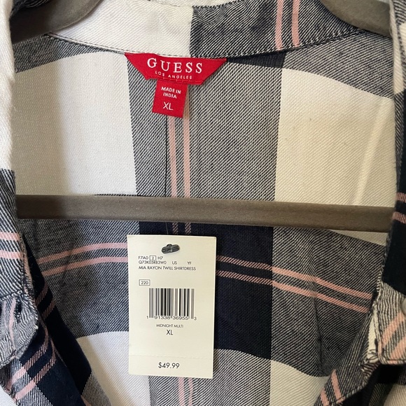 Guess plaid button up dress - Picture 2 of 5